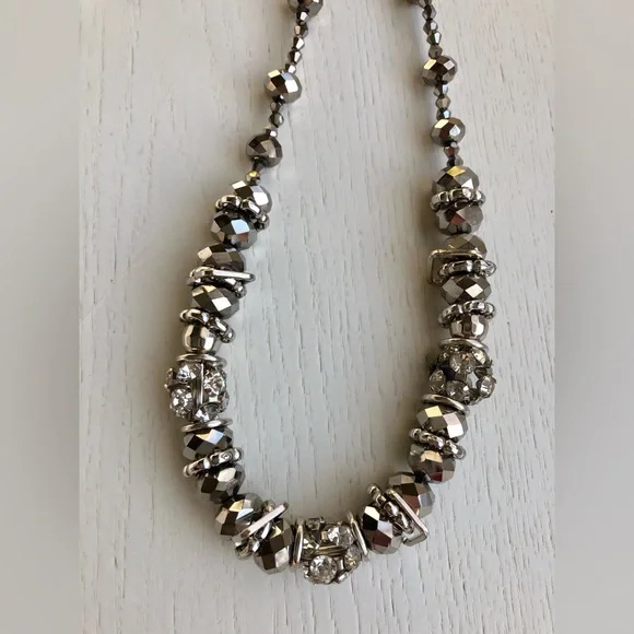 Unique Silver Tone/Bronze Necklace - Picture 2 of 13